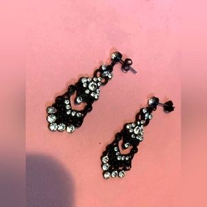 Black Diamond Earrings